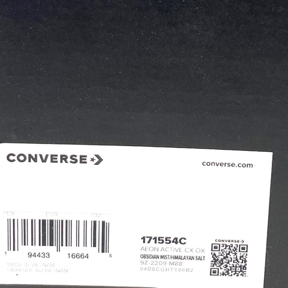 Converse Aeon Active CX Sneakers Women Size Mesh Gray Mid Top Basketball 171554C - Picture 9 of 10